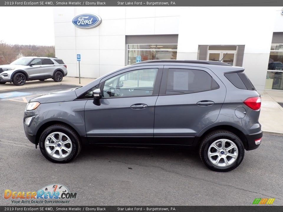 2019 Ford EcoSport SE 4WD Smoke Metallic / Ebony Black Photo #2