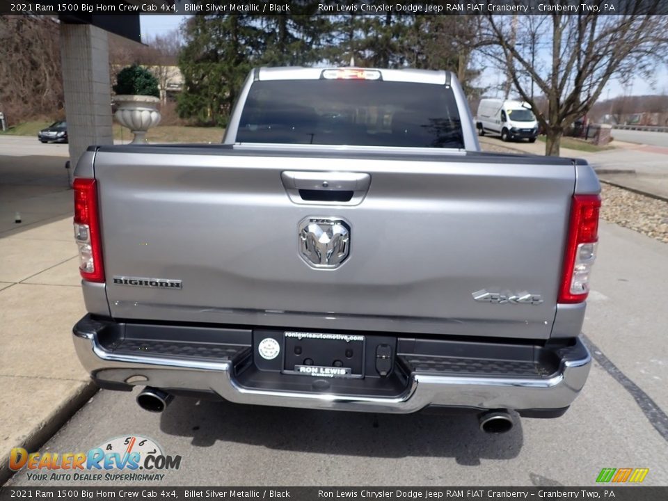 2021 Ram 1500 Big Horn Crew Cab 4x4 Billet Silver Metallic / Black Photo #7
