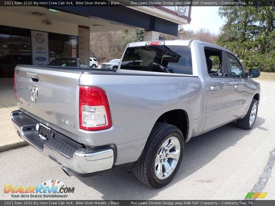 2021 Ram 1500 Big Horn Crew Cab 4x4 Billet Silver Metallic / Black Photo #8