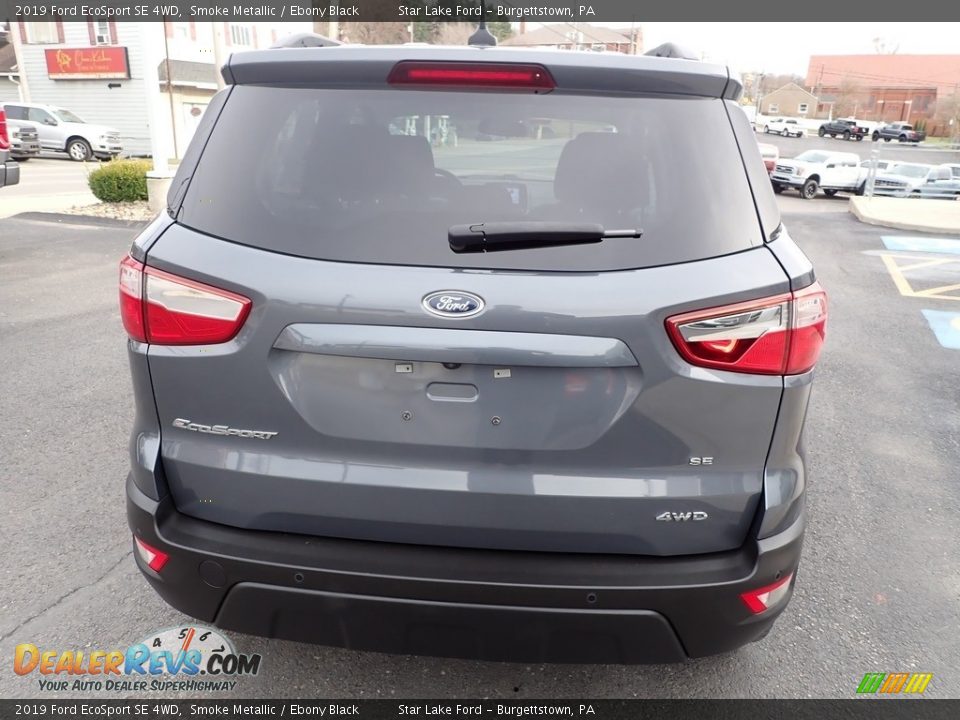 2019 Ford EcoSport SE 4WD Smoke Metallic / Ebony Black Photo #4