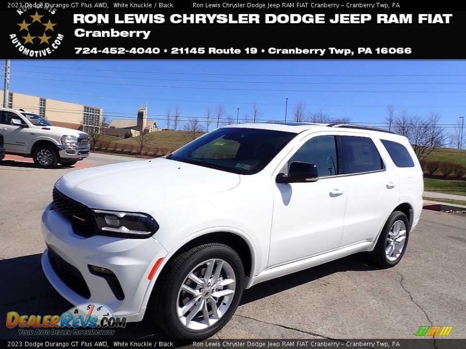 2023 Dodge Durango GT Plus AWD White Knuckle / Black Photo #1