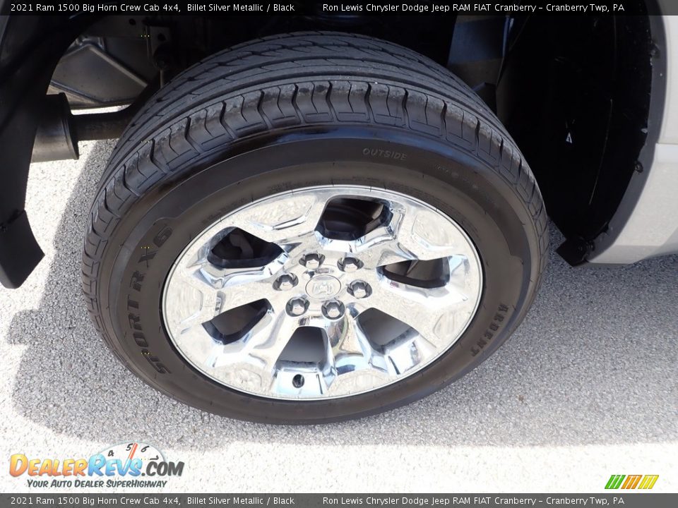 2021 Ram 1500 Big Horn Crew Cab 4x4 Billet Silver Metallic / Black Photo #9