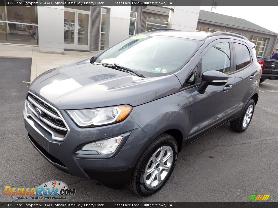 2019 Ford EcoSport SE 4WD Smoke Metallic / Ebony Black Photo #9