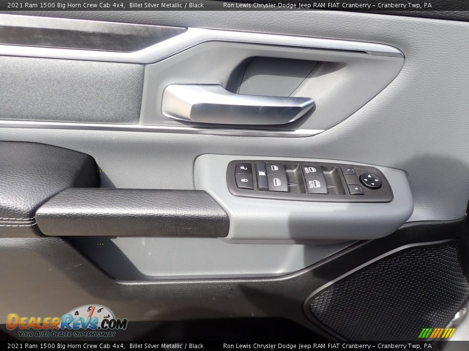 2021 Ram 1500 Big Horn Crew Cab 4x4 Billet Silver Metallic / Black Photo #15