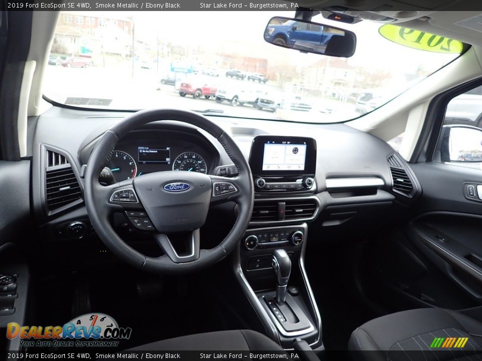 2019 Ford EcoSport SE 4WD Smoke Metallic / Ebony Black Photo #13