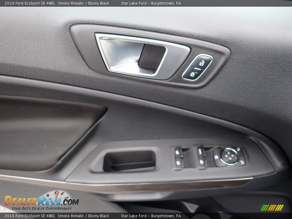 2019 Ford EcoSport SE 4WD Smoke Metallic / Ebony Black Photo #15