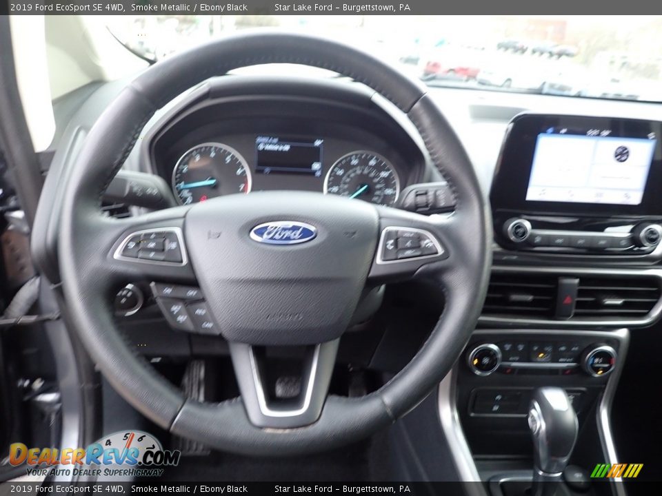 2019 Ford EcoSport SE 4WD Smoke Metallic / Ebony Black Photo #19