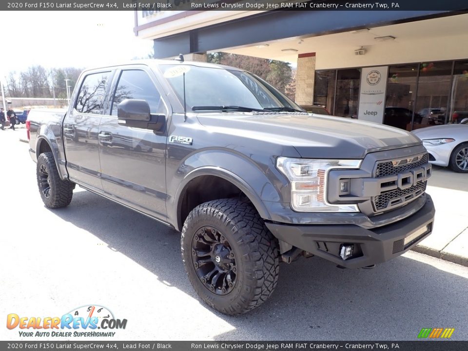 2020 Ford F150 Lariat SuperCrew 4x4 Lead Foot / Black Photo #2
