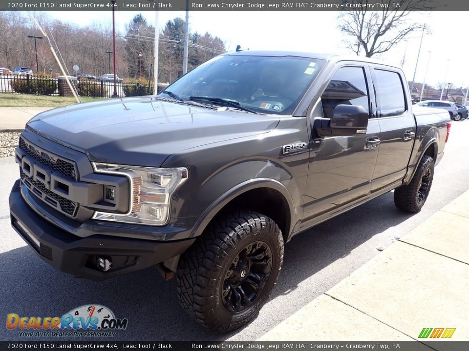 2020 Ford F150 Lariat SuperCrew 4x4 Lead Foot / Black Photo #4