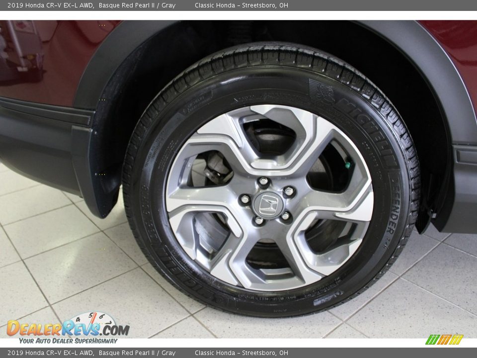 2019 Honda CR-V EX-L AWD Basque Red Pearl II / Gray Photo #6