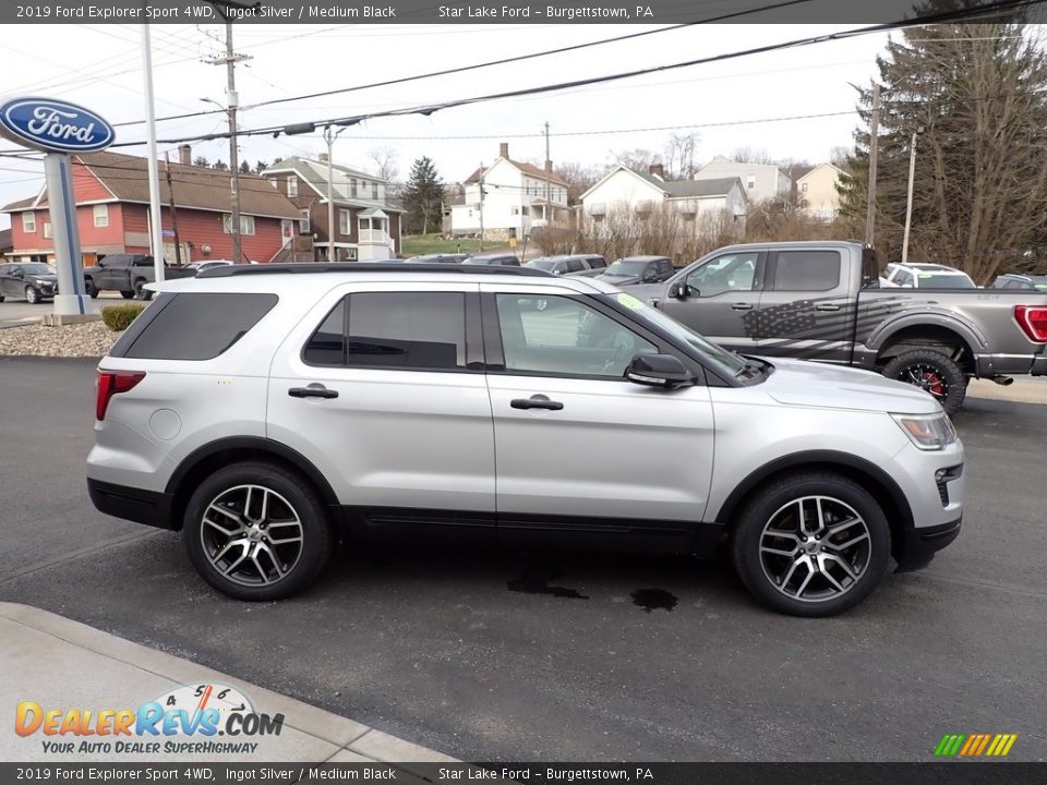 Ingot Silver 2019 Ford Explorer Sport 4WD Photo #6