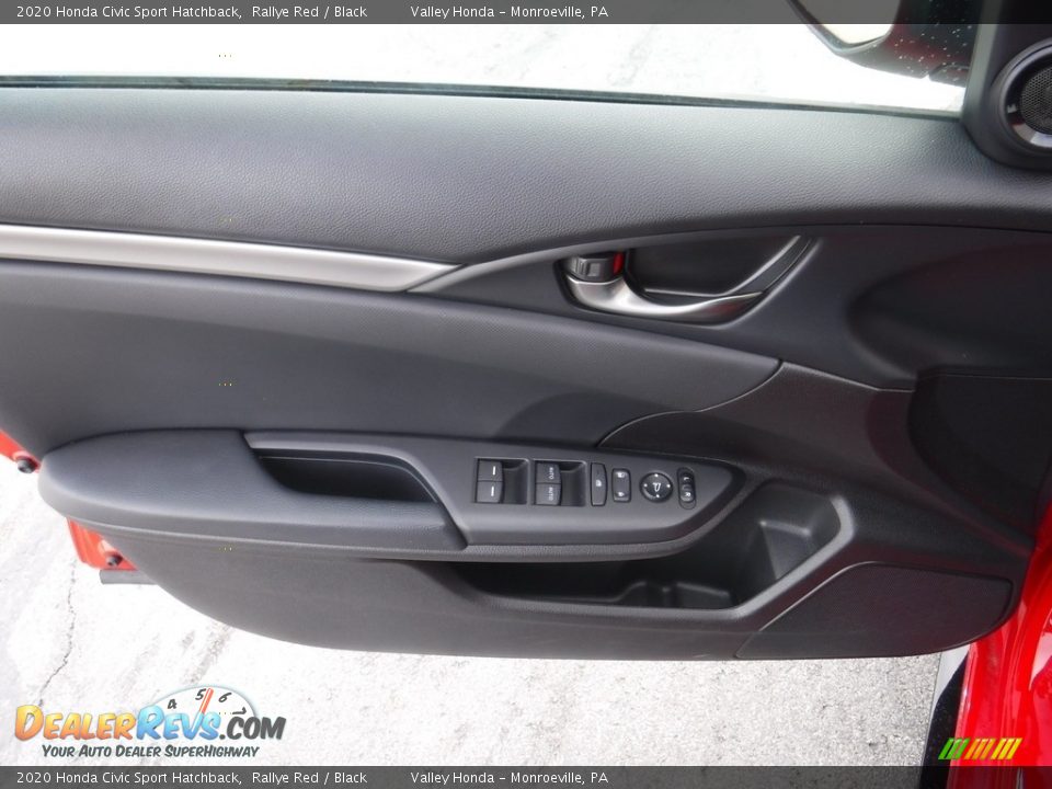 2020 Honda Civic Sport Hatchback Rallye Red / Black Photo #10