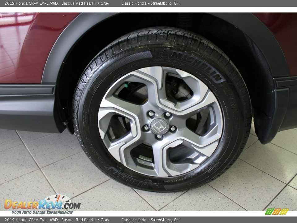 2019 Honda CR-V EX-L AWD Basque Red Pearl II / Gray Photo #11
