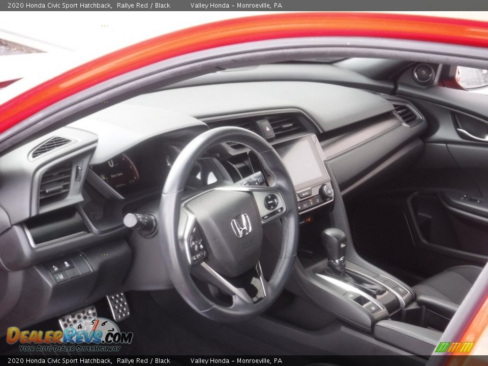 2020 Honda Civic Sport Hatchback Rallye Red / Black Photo #11