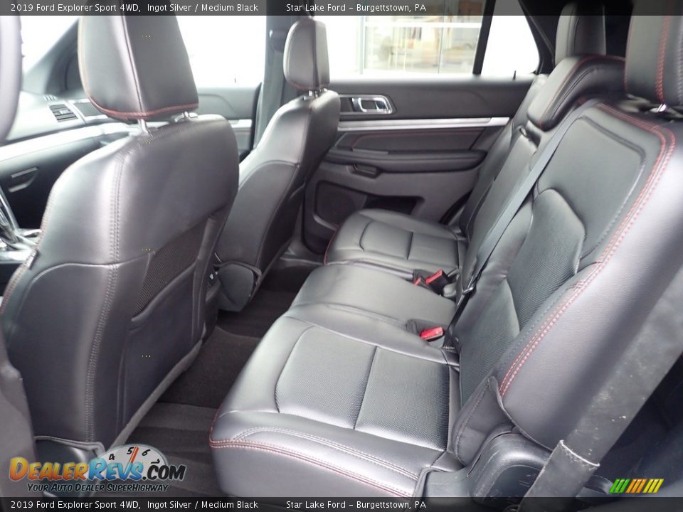 Rear Seat of 2019 Ford Explorer Sport 4WD Photo #11