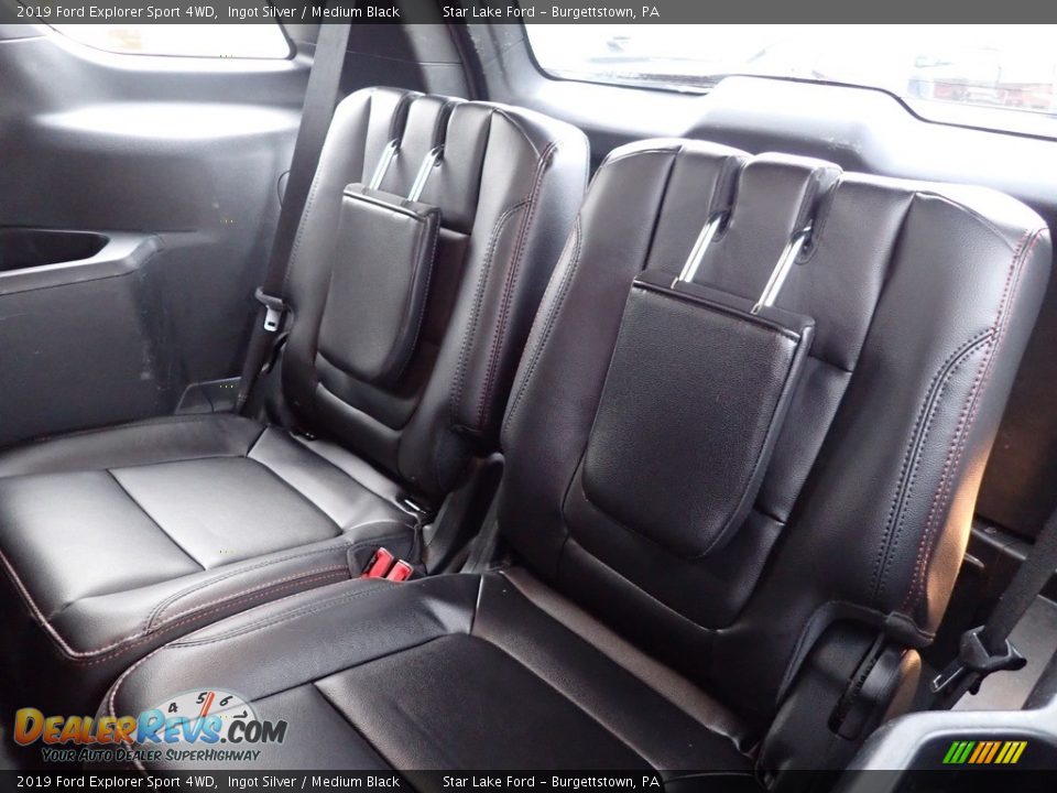 Rear Seat of 2019 Ford Explorer Sport 4WD Photo #12