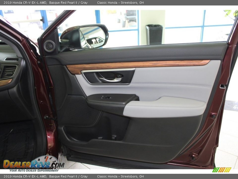 2019 Honda CR-V EX-L AWD Basque Red Pearl II / Gray Photo #14