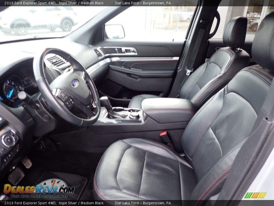 Front Seat of 2019 Ford Explorer Sport 4WD Photo #14