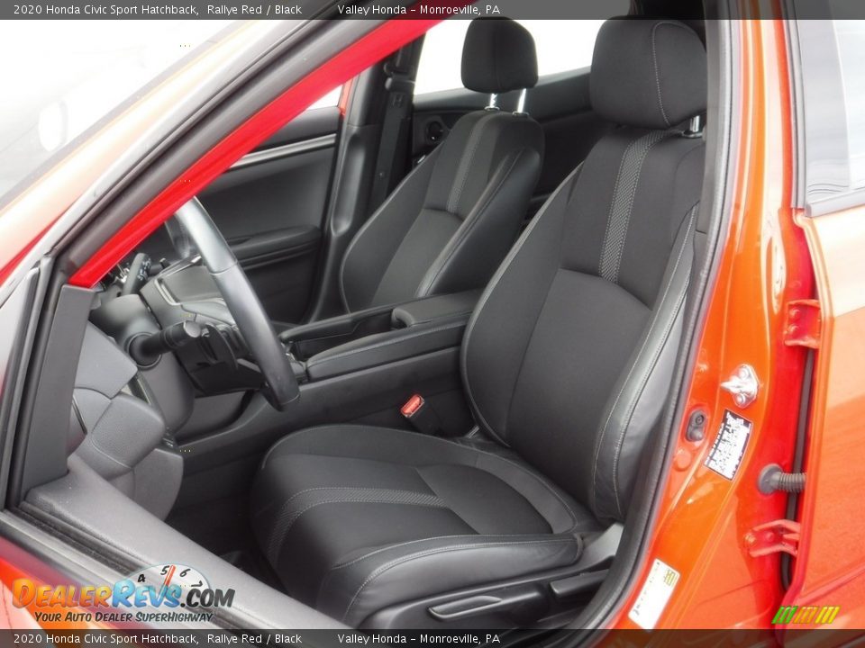 2020 Honda Civic Sport Hatchback Rallye Red / Black Photo #14