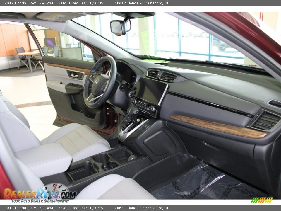 2019 Honda CR-V EX-L AWD Basque Red Pearl II / Gray Photo #15