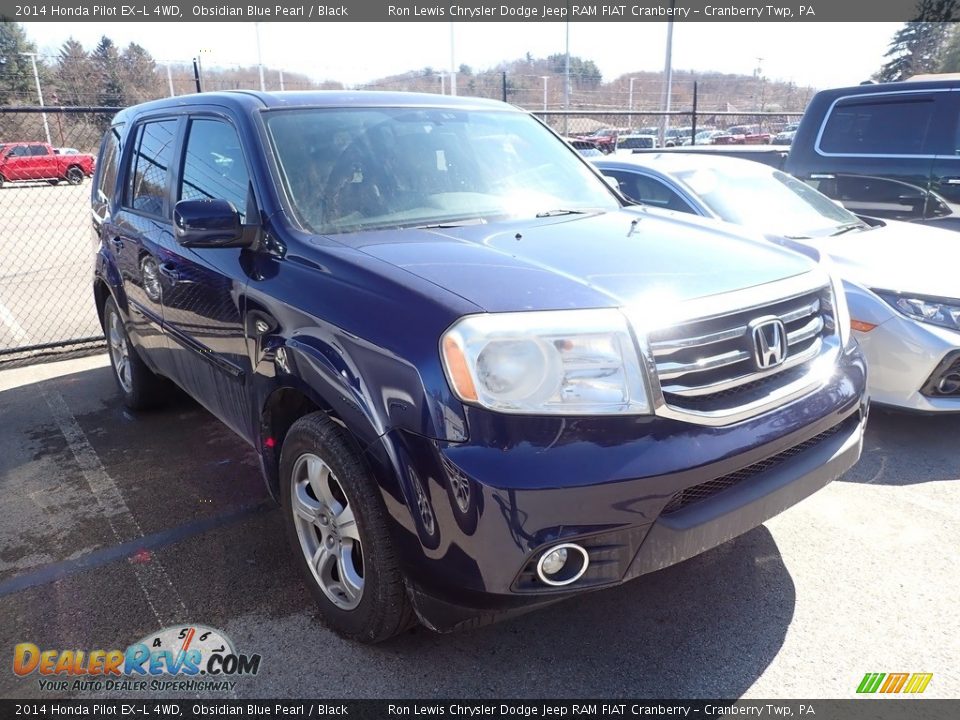 Front 3/4 View of 2014 Honda Pilot EX-L 4WD Photo #3