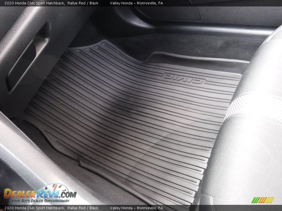 2020 Honda Civic Sport Hatchback Rallye Red / Black Photo #20