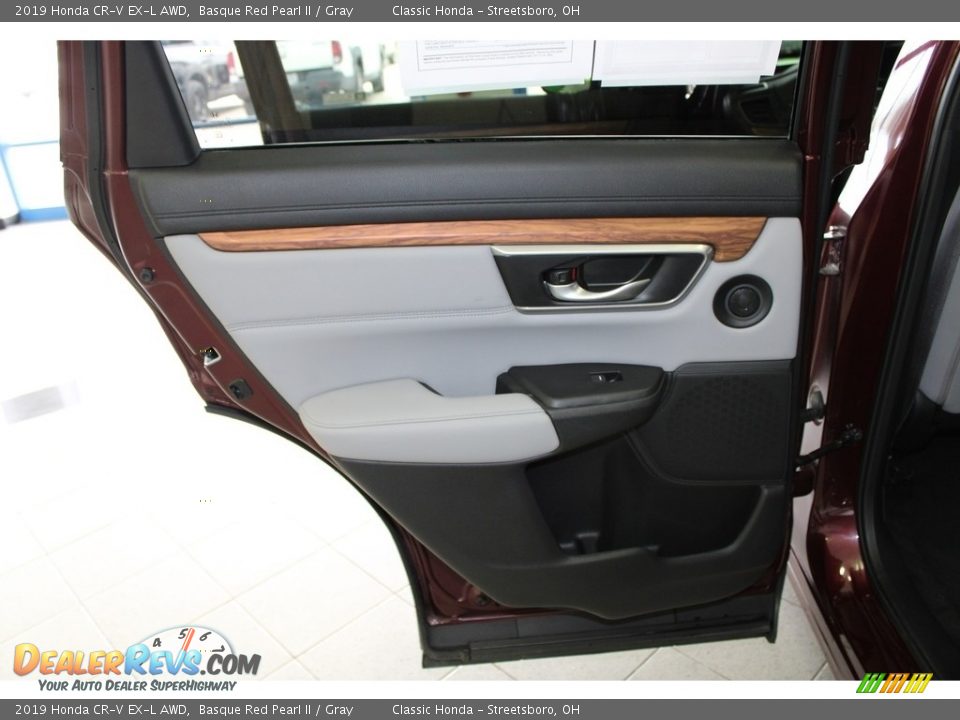 2019 Honda CR-V EX-L AWD Basque Red Pearl II / Gray Photo #23