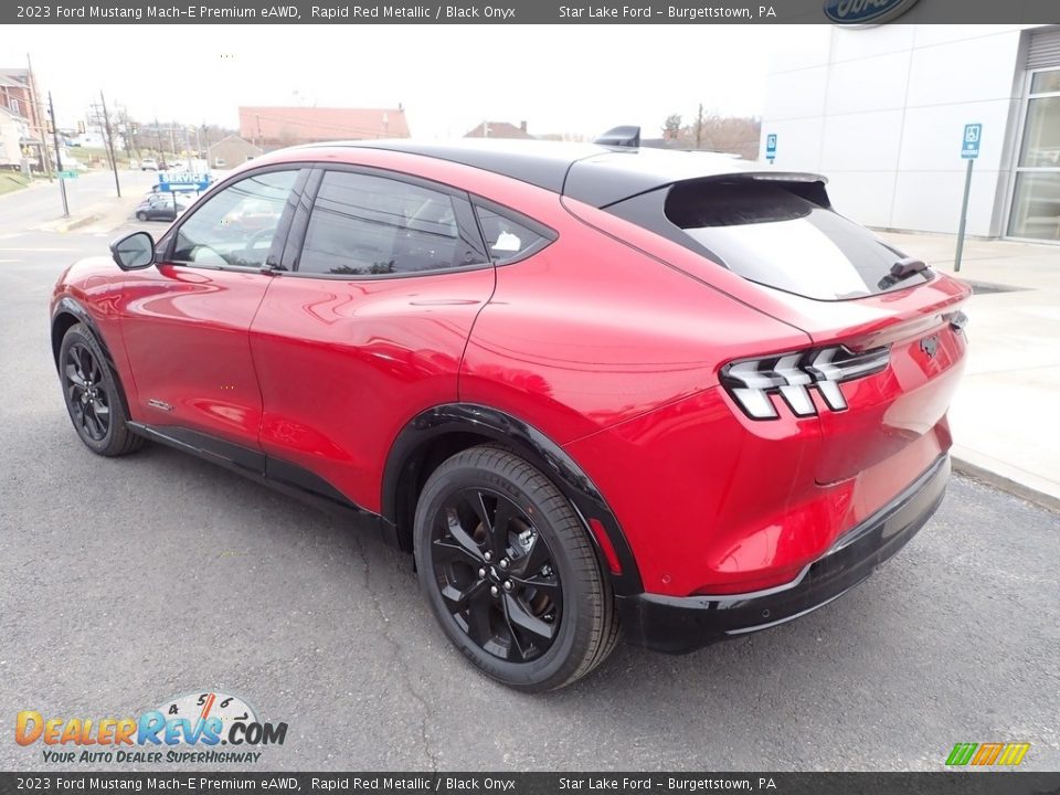 2023 Ford Mustang Mach-E Premium eAWD Rapid Red Metallic / Black Onyx Photo #3