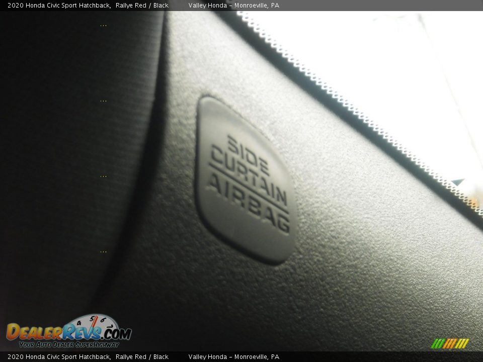 2020 Honda Civic Sport Hatchback Rallye Red / Black Photo #24