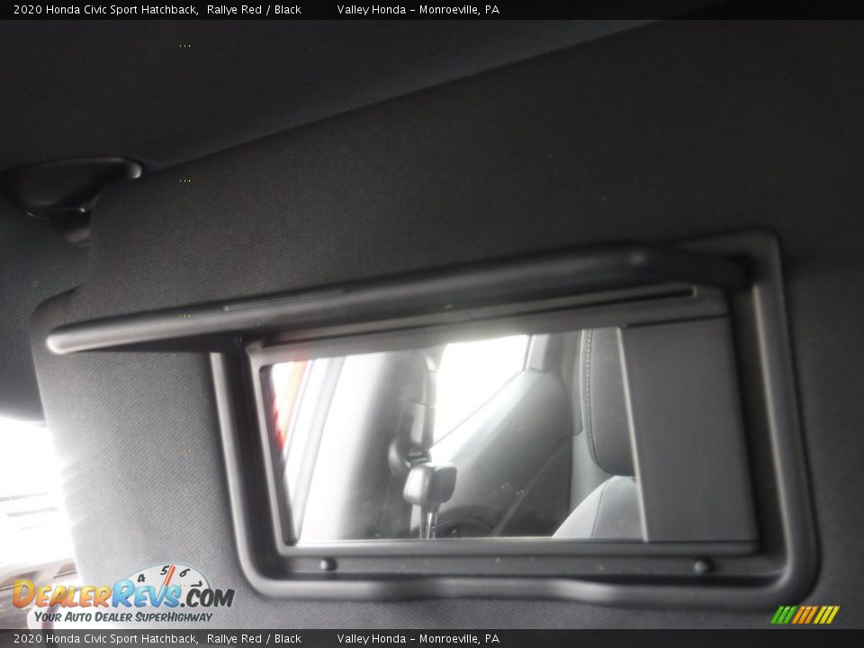 2020 Honda Civic Sport Hatchback Rallye Red / Black Photo #25