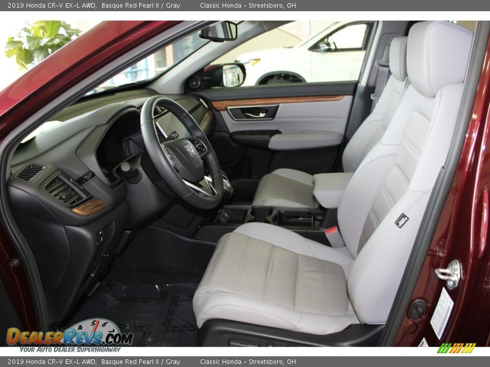 2019 Honda CR-V EX-L AWD Basque Red Pearl II / Gray Photo #28