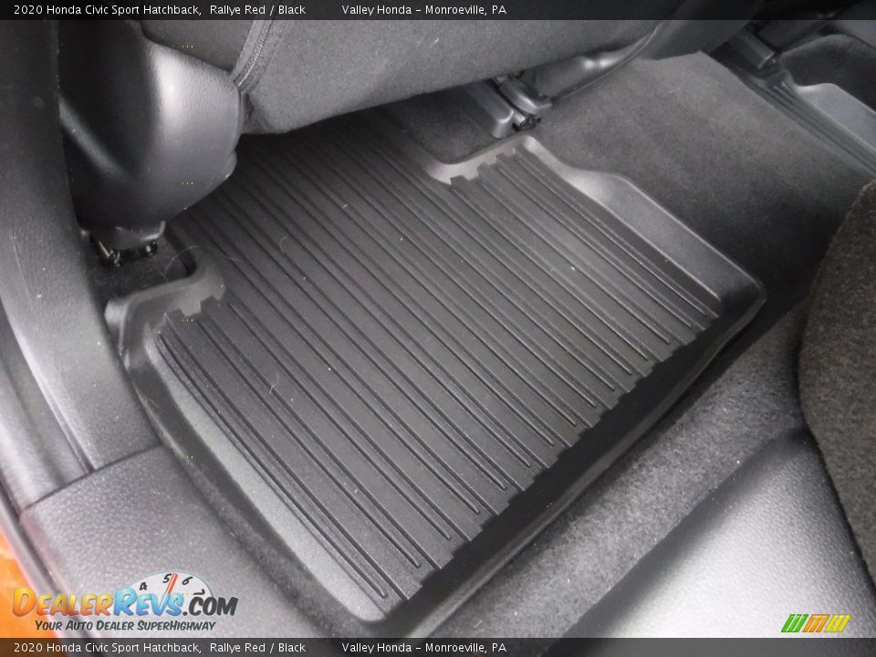 2020 Honda Civic Sport Hatchback Rallye Red / Black Photo #26