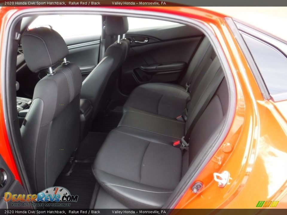 2020 Honda Civic Sport Hatchback Rallye Red / Black Photo #27