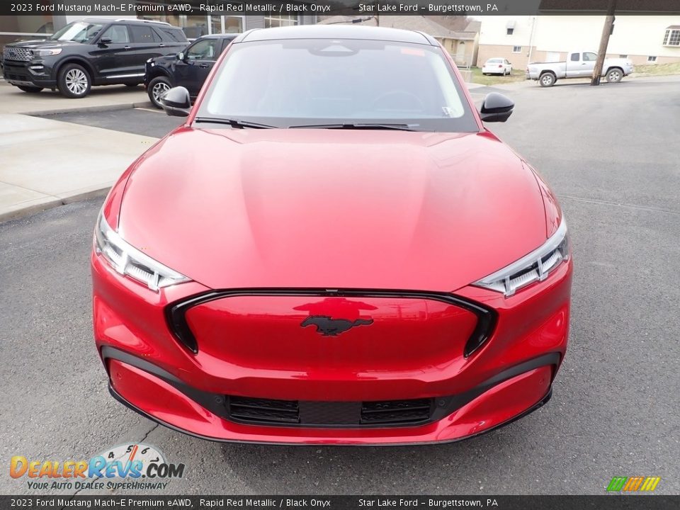2023 Ford Mustang Mach-E Premium eAWD Rapid Red Metallic / Black Onyx Photo #8