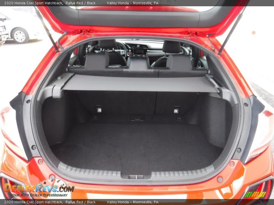 2020 Honda Civic Sport Hatchback Rallye Red / Black Photo #28