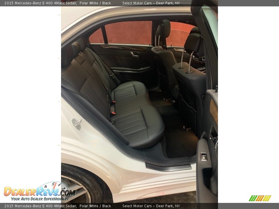 Rear Seat of 2015 Mercedes-Benz E 400 4Matic Sedan Photo #14