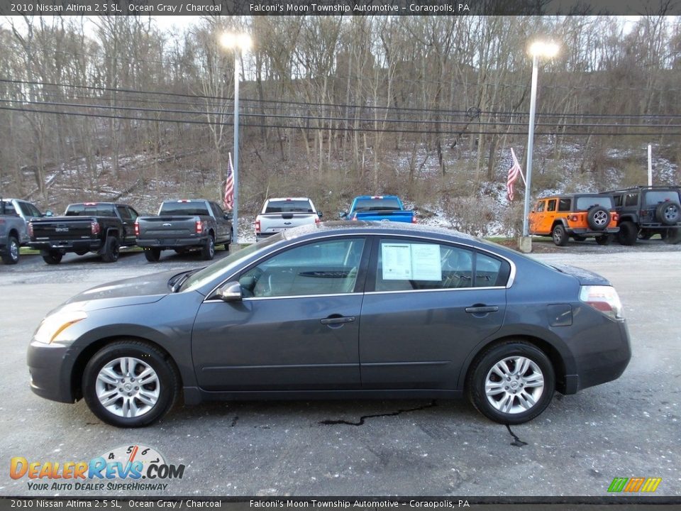 2010 Nissan Altima 2.5 SL Ocean Gray / Charcoal Photo #5