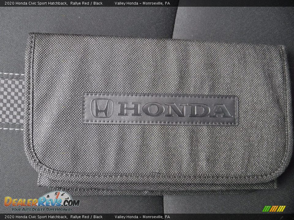 2020 Honda Civic Sport Hatchback Rallye Red / Black Photo #29