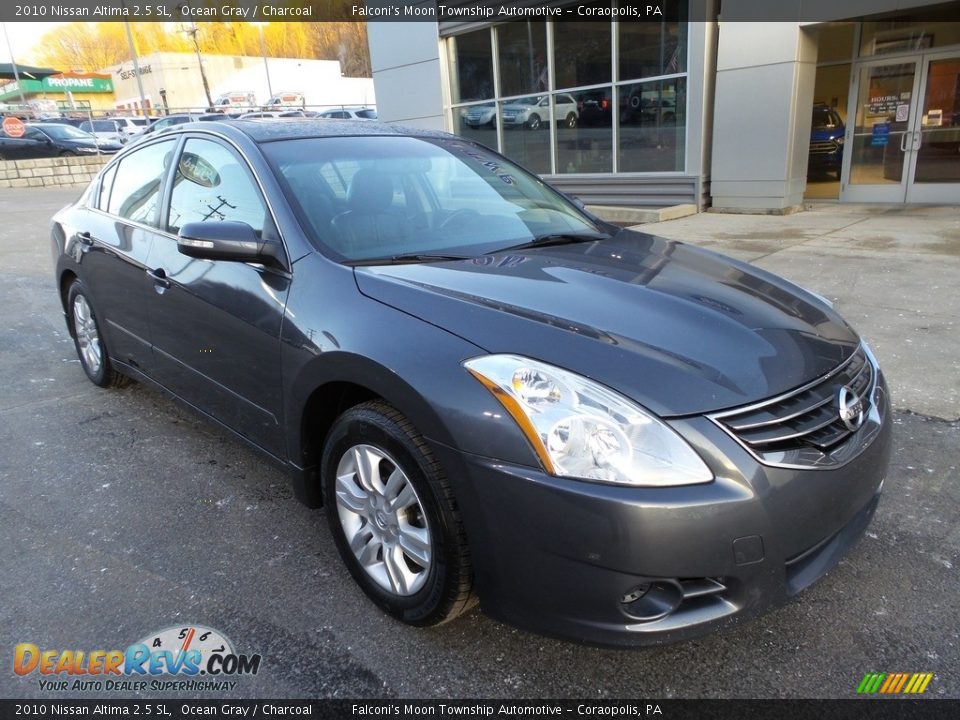 2010 Nissan Altima 2.5 SL Ocean Gray / Charcoal Photo #8