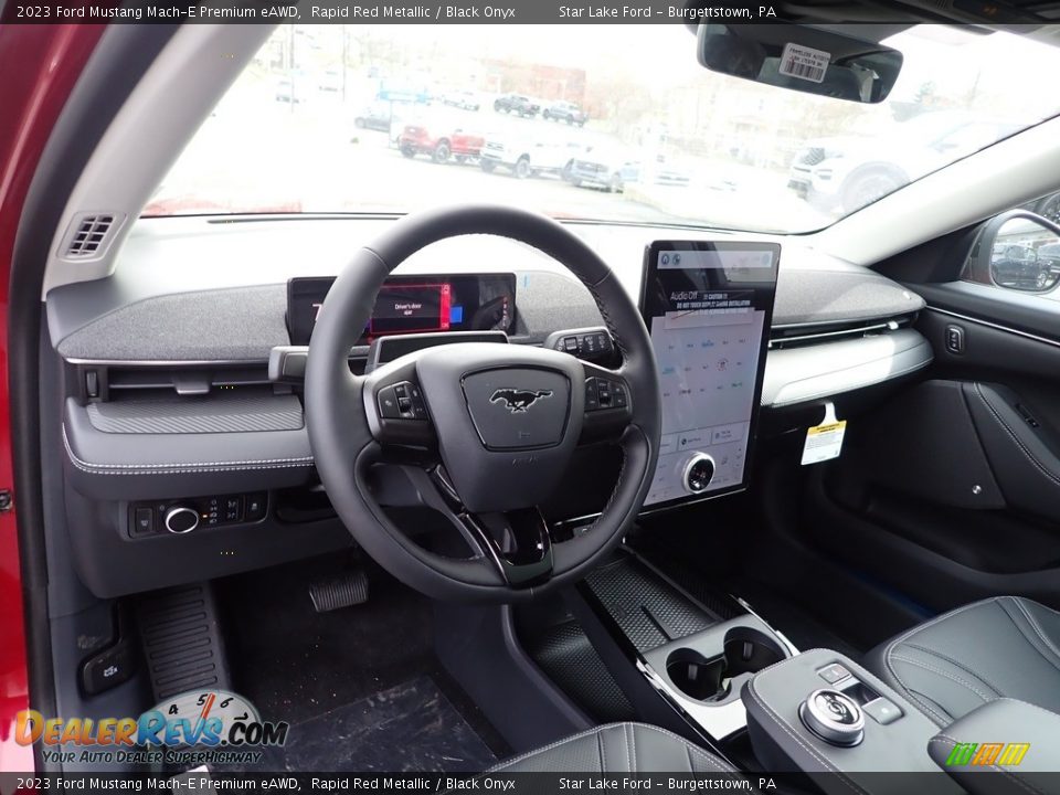 Black Onyx Interior - 2023 Ford Mustang Mach-E Premium eAWD Photo #12