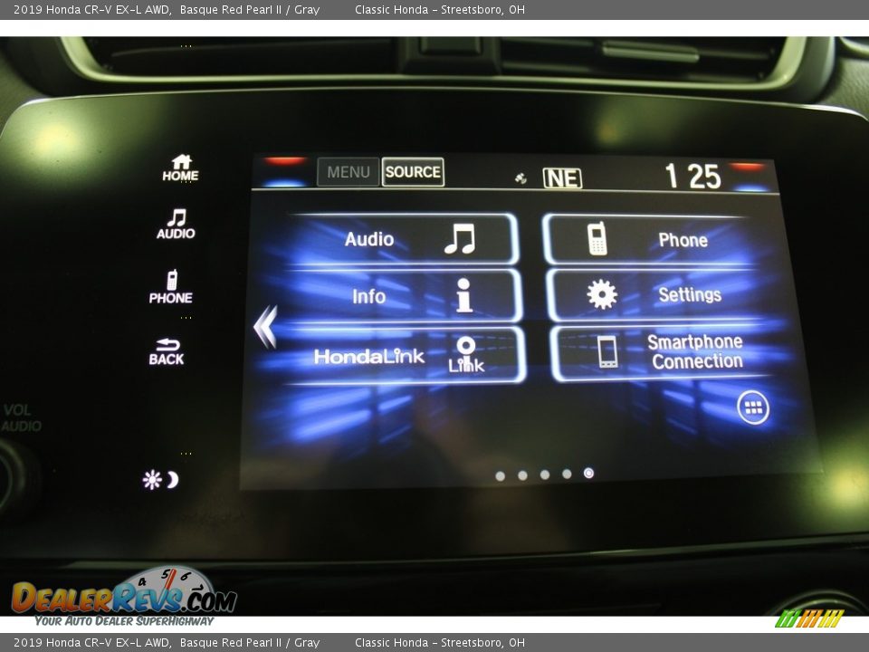 2019 Honda CR-V EX-L AWD Basque Red Pearl II / Gray Photo #36