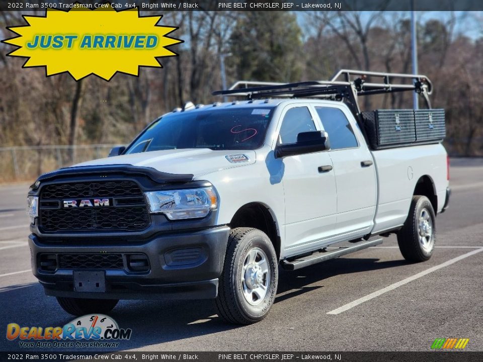 2022 Ram 3500 Tradesman Crew Cab 4x4 Bright White / Black Photo #1