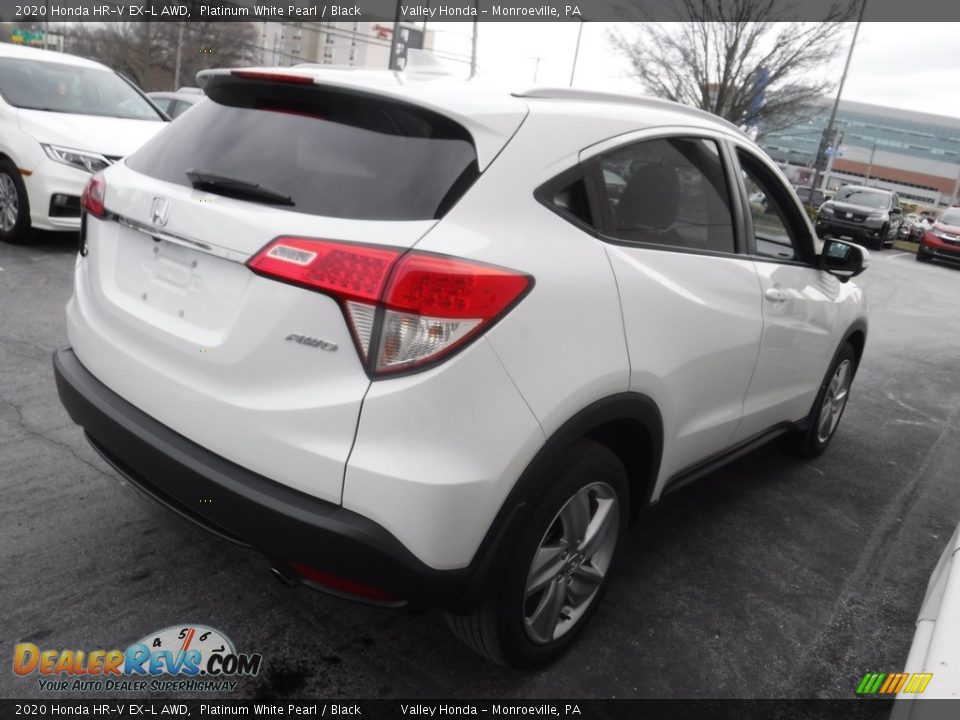 2020 Honda HR-V EX-L AWD Platinum White Pearl / Black Photo #7