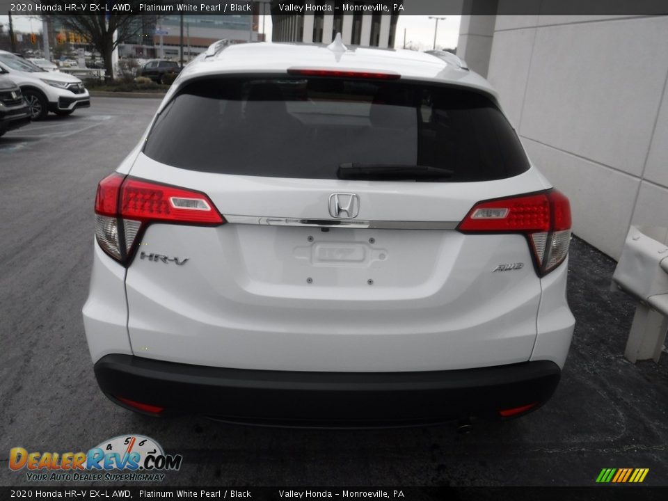 2020 Honda HR-V EX-L AWD Platinum White Pearl / Black Photo #9