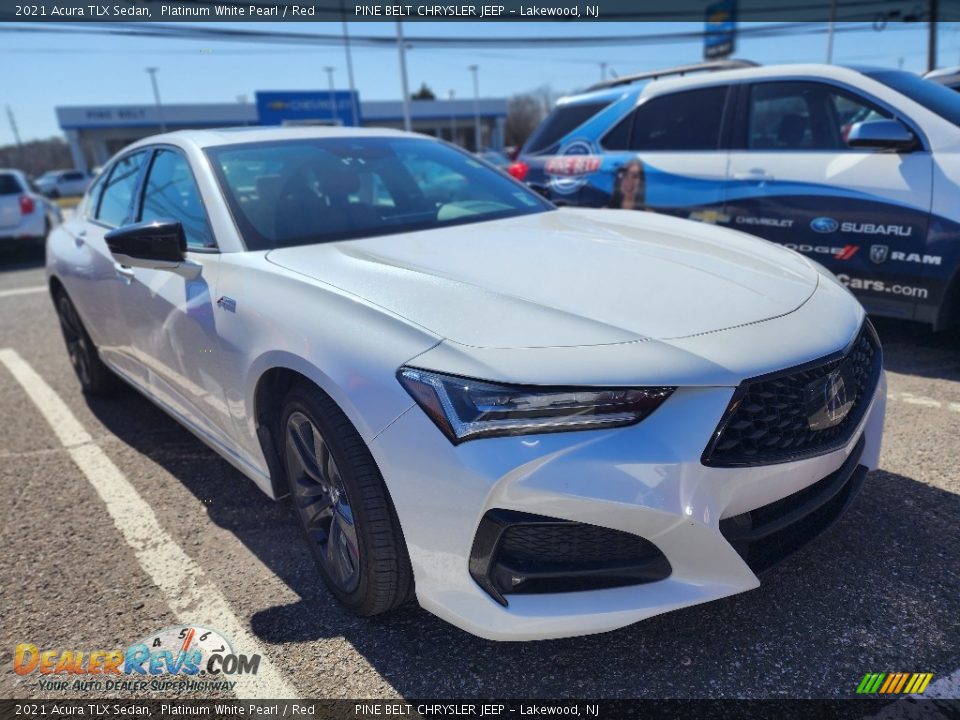 Front 3/4 View of 2021 Acura TLX Sedan Photo #2