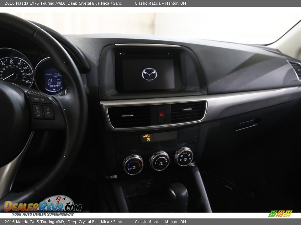 2016 Mazda CX-5 Touring AWD Deep Crystal Blue Mica / Sand Photo #9