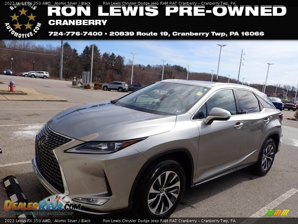 2022 Lexus RX 350 AWD Atomic Silver / Black Photo #1