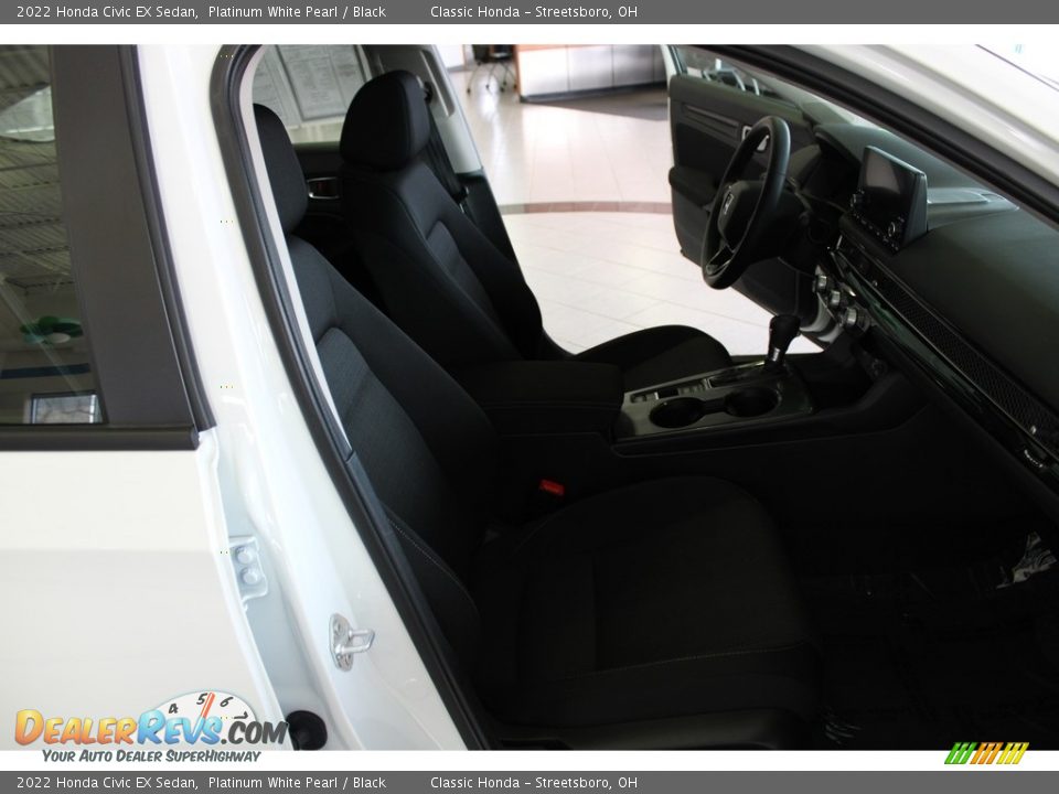 2022 Honda Civic EX Sedan Platinum White Pearl / Black Photo #16