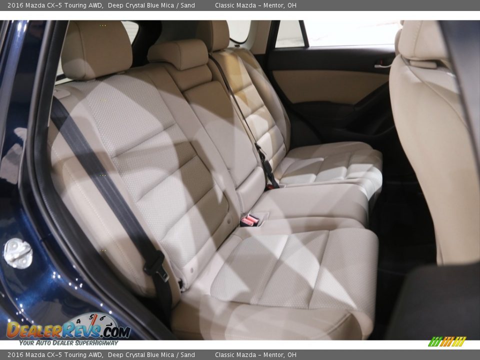 2016 Mazda CX-5 Touring AWD Deep Crystal Blue Mica / Sand Photo #15