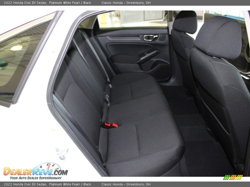 2022 Honda Civic EX Sedan Platinum White Pearl / Black Photo #20